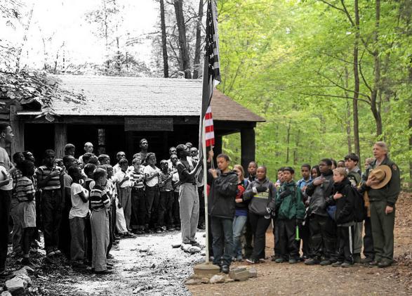 Prince William Forest Park Cabin Camp 1 then and now