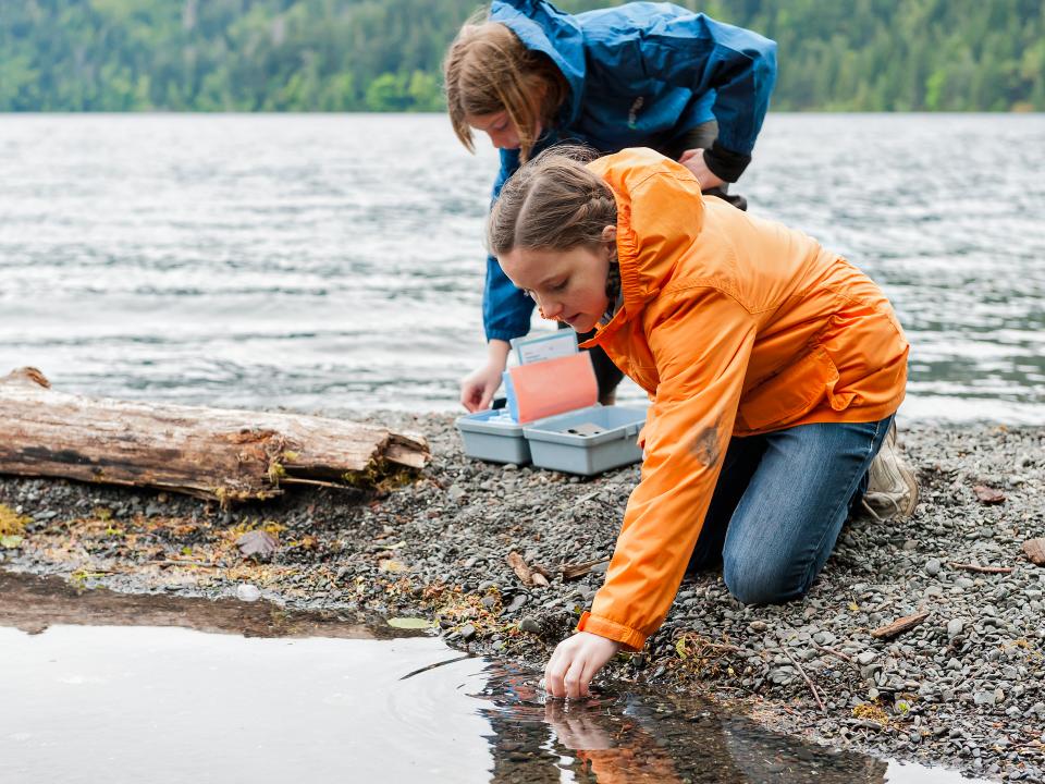 Students investigate the health of the watershed in Olympic National park