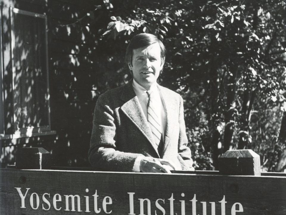 Don Rees, the founding Executive Director of NatureBridge, then known as Yosemite Institute.